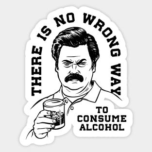 Ron Swanson Sticker